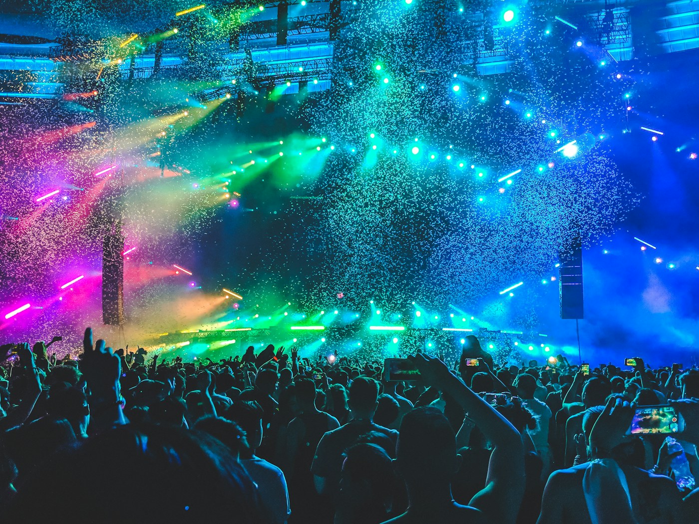 Nightlife atmosphere in New York